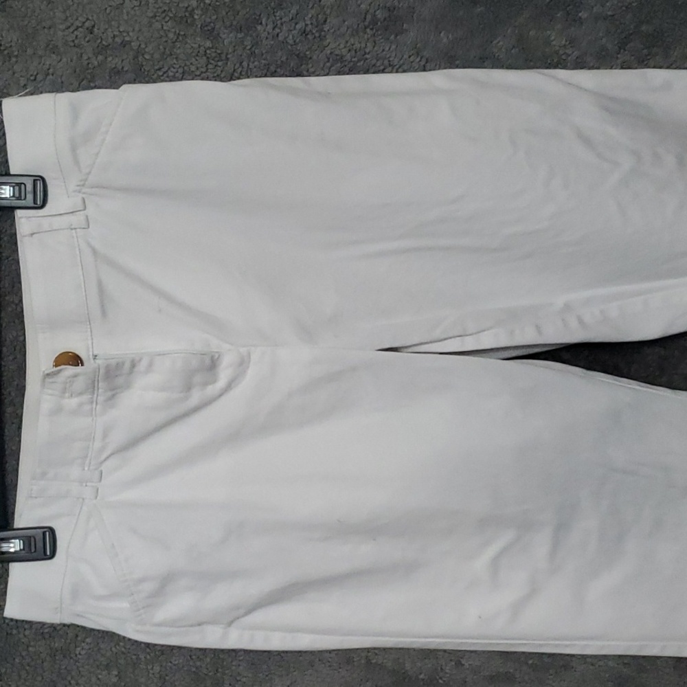 White crop pants, sz 12.